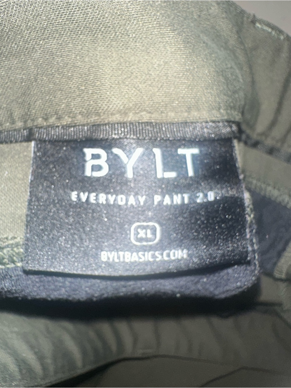 BYLT Basics Olive Green Everyday Pant 2.0